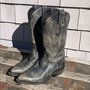 Frye Black Boots cowboy western style women’s 8